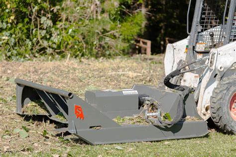 skid steer brush cutter 16 gallon minute|brush cutter attachment for bobcat.